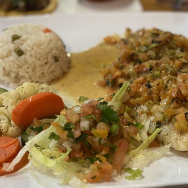 Fish a la Mexicana.